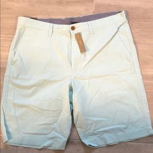 J Crew Men’s Shorts Sz 36 light green NWT